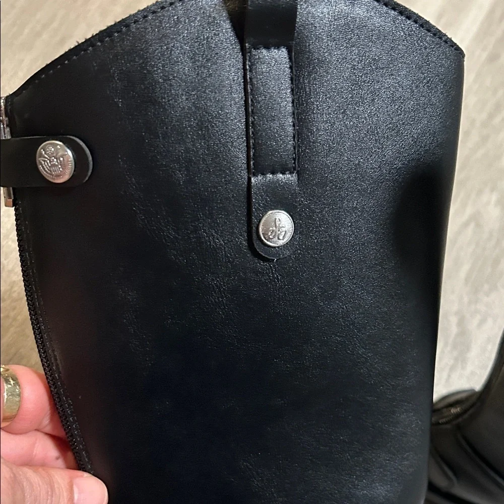 Sam Edelman Black Kids Boots with Silver Accents(NWOT)